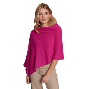 1951 Cashmere-100% Cashmere Draped Dress Topper Poncho (dragon